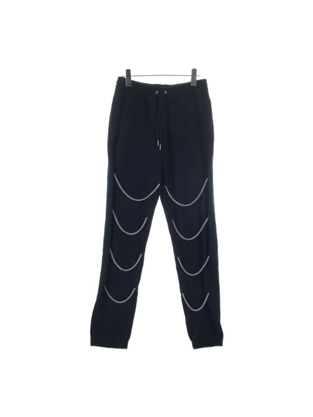 Celine Chains Track Pants in Cotton Fleece Chain Jogger